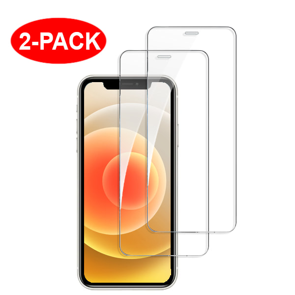 2-Pack - iPhone X / Xs Härdat Glas Skärmskydd