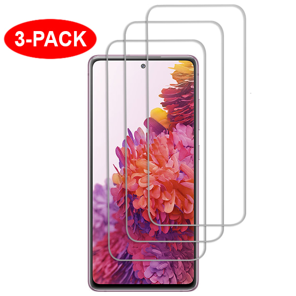 3-Pack - Samsung Galaxy S20 FE Härdat Glas Skärmskydd 3 - Pack