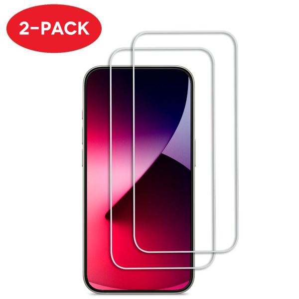 2st Härdat glas iPhone 15 Plus - Skärmskydd Transparent