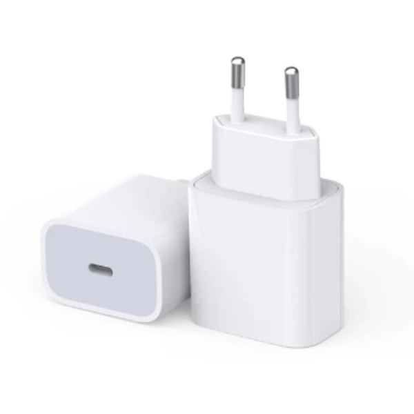 iPhone-lader 20 W - USB C hurtiglader + kabel
