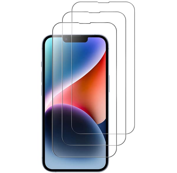 3-PACK - iPhone 13/13 Pro Skärmskydd i härdat glas
