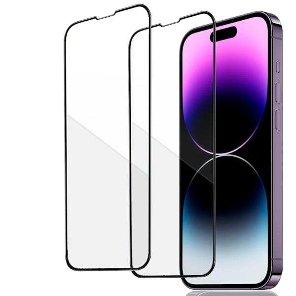 iPhone 16e Skärmskydd 2-Pack - Heltäckande Härdat Glas för Ultimat Stöttålighet och Skydd