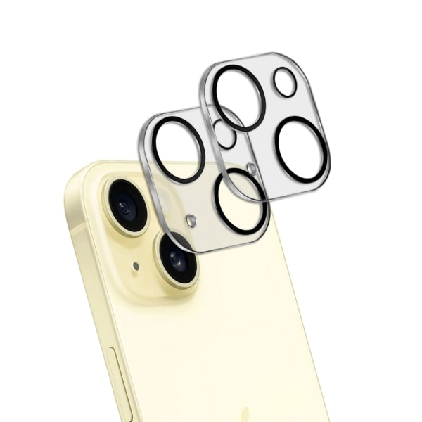 [2-Pack] iPhone 15 Linsskydd I Härdat Glas
