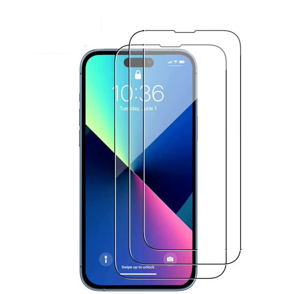 2-PACK - iPhone 14 PLUS Skärmskydd i härdat glas