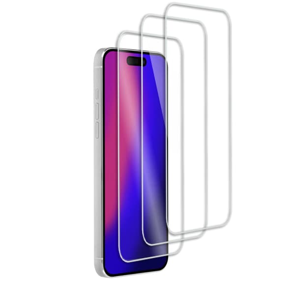 3-Pack - iPhone 15 Plus Skärmskydd i Härdat Glas