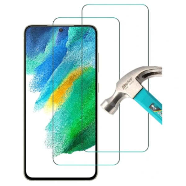 2-Pack - Samsung Galaxy S21  Härdat Glas Skärmskydd