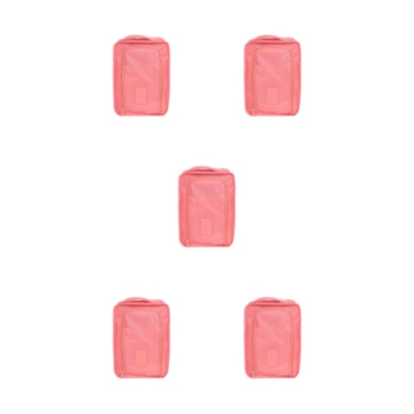 1/2/3/5 lätta skopåsar - Snygg och platsbesparande förvaring Pink 5PCS