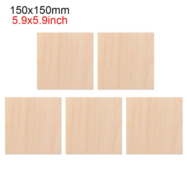 5st Aircraft Toys Basswood Board 150X150MM 150x150mm