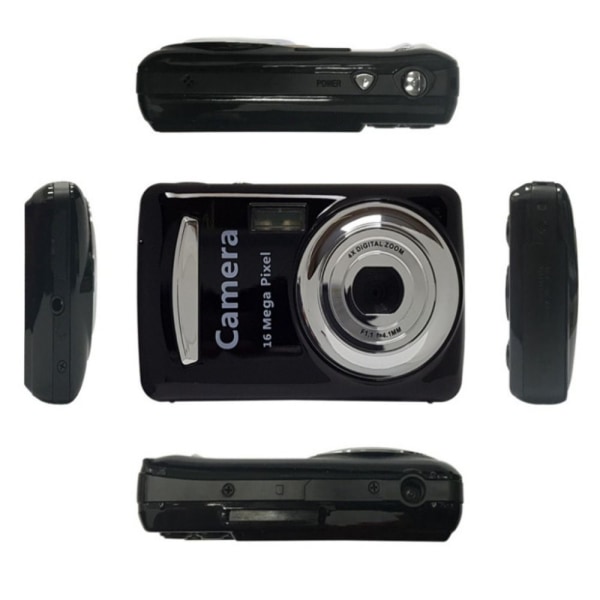 Digitalkamera TFT-videokamera SVART Black