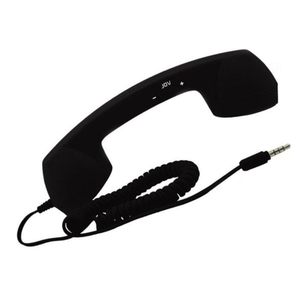 Telefonlur Handenhetsmottagare SVART - spot försäljning black