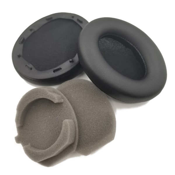 1 par nya öronkuddar av svamp för Sony WH-1000XM3 hörlursbyte Black Black