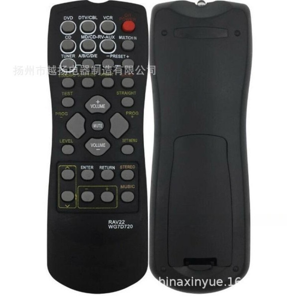fjärrkontroll ersättning remote för YAMAHA RAV22 RX-V357 HTR5830 Som på bilden