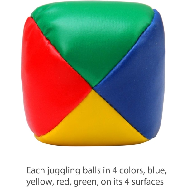 7-pack nybörjare jonglering bollar hållbara