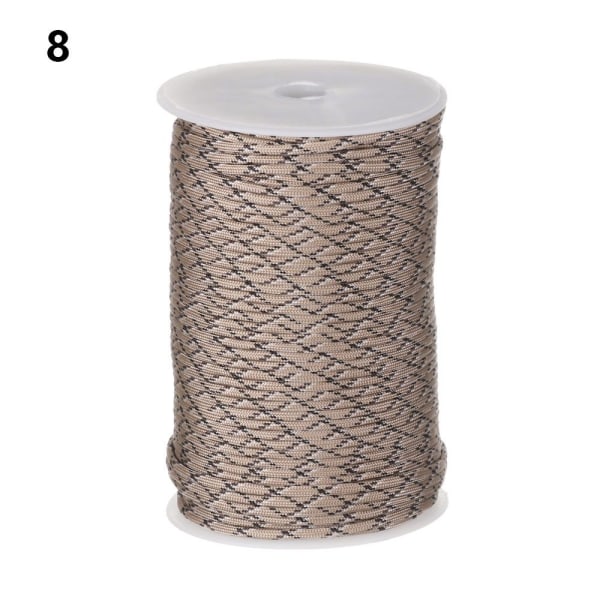 100 meter 9-Core Paracord Rope 550 Military Standard 8