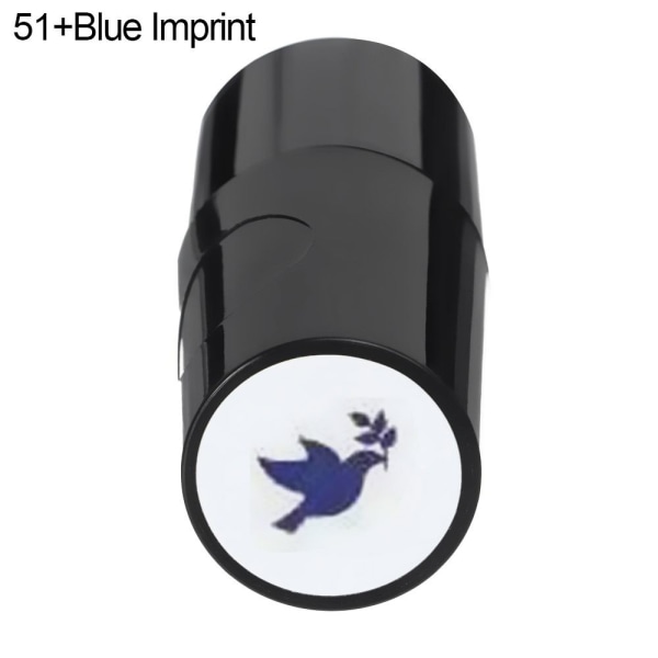 Golfbollstämpel Golfstämpelmarkör 51+BLÅT IMPRINT 51+BLÅT 51+Blue Imprint