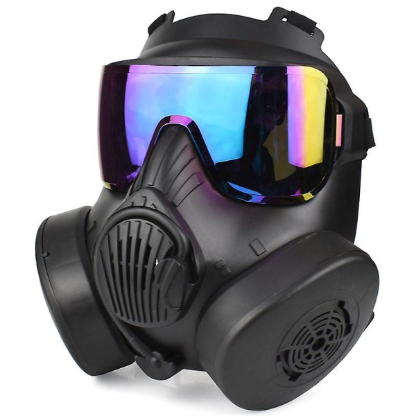 M50 Real Cs Protective Tactical Respirator Mask Helmask Gasmask För Militär Airsoft Skytte Jakt Ridning style1