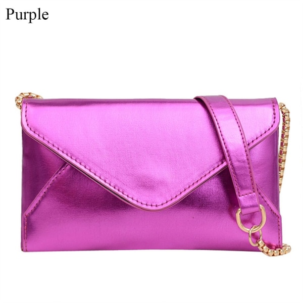 Kvällsaxelväska Crossbody-väska LILA purple