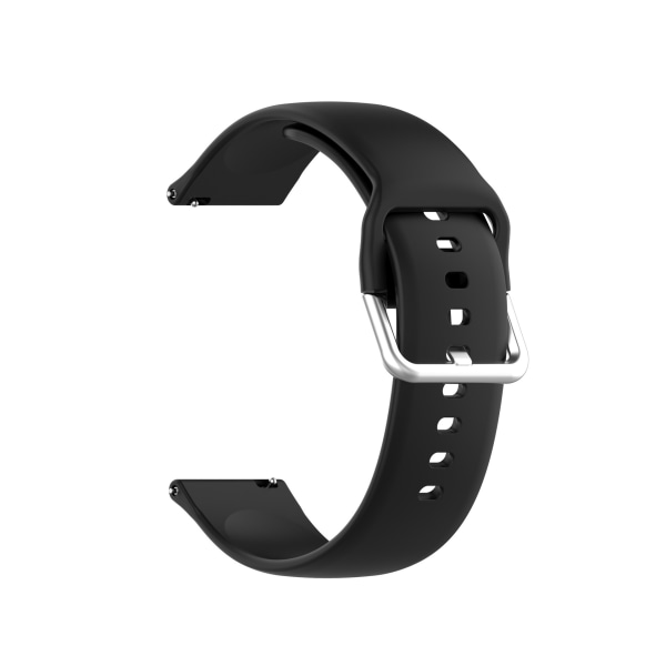 För Samsung Galaxy Watch Active 2 (40/44 mm) watch Silikonband LargeBlack