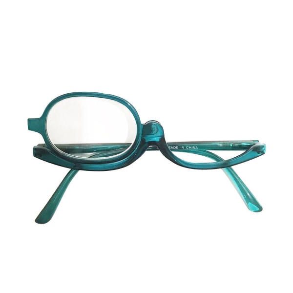 Kvinnor Sminkglasögon Förstoringsglasögon Läsglasögon Enkelroterande green 100 degree green 100 degree