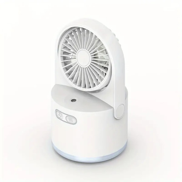 Desktop Silent Cold Fan USB Hem Vattenpåfyllning Liten fläkt med för hemmakontor utomhuscamping