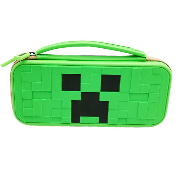 Lämplig för Nintendo Switch OLED-värdförvaringsväska med hårt skal grön grön