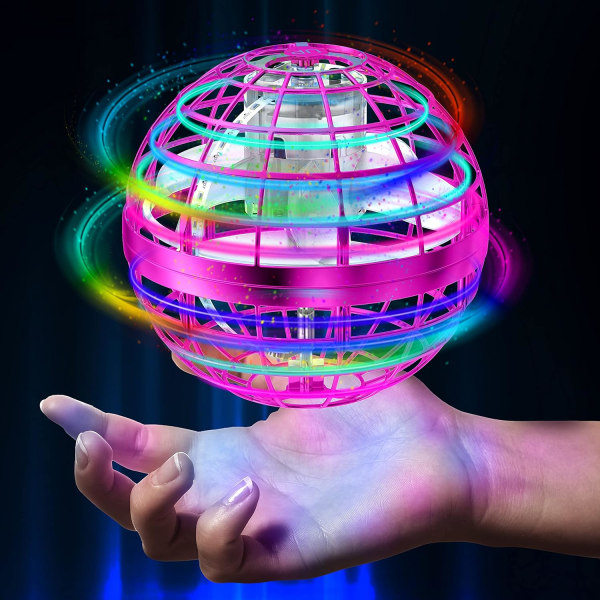AMERFIST Flying Ball Toy, Hover Orb, 2022 Magic Controller Mini Drone, Boomerang Spinner 360 Spinning Spinner UFO Säker Barn Vuxen