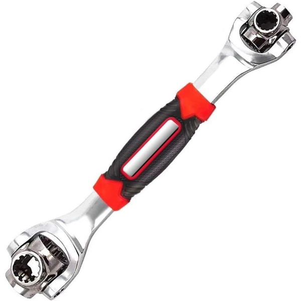 Universal 48 i 1 hylsnyckel Multifunktionsnyckelverktyg med 360 graders roterande huvud, nyckelverktyg för hem- och bilreparation