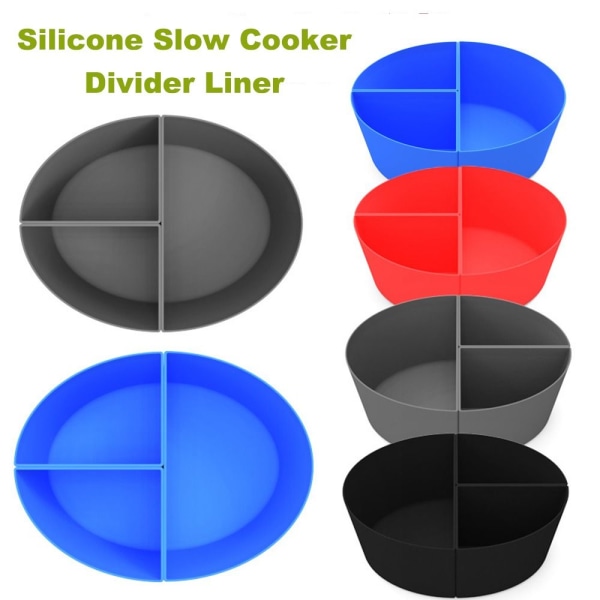 Slow Cooker Liners Slow Cooker Divider Liner SVART black black