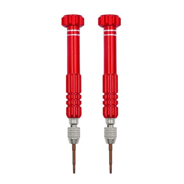 2Set Skruvmejsel Mini Reparationssats RÖD Red