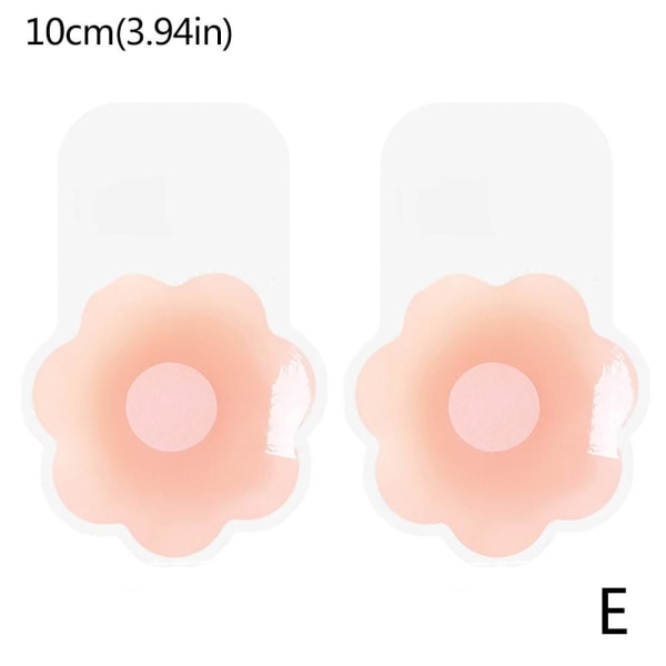 Cover självhäftande bröstlyft-tejp Push Up Invis Flower Shape 10cm(3.94in)
