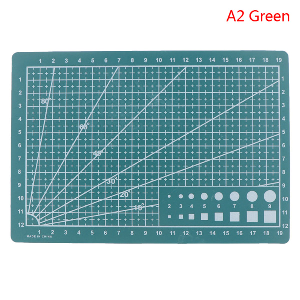 Kulturella och pedagogiska verktyg A4A5 dubbelsidig tygplatta konst e A5 Green 1pc