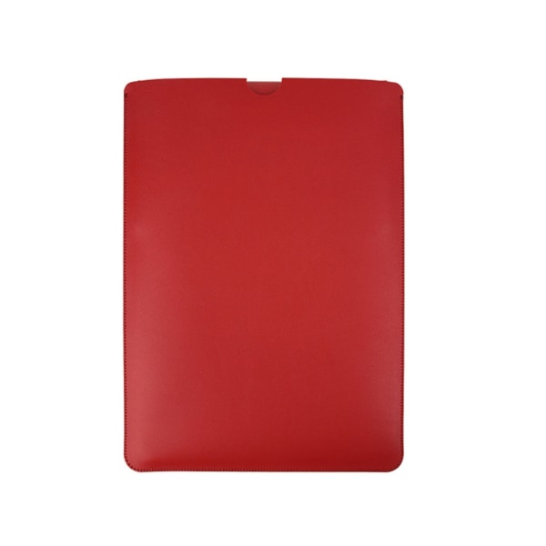 Laptopväska Vattentätt PU- cover för Book Air 13 Pro 13,3 14 15 15,6 tums case- Notebook innerväska Red 15 inch Red 15 inch