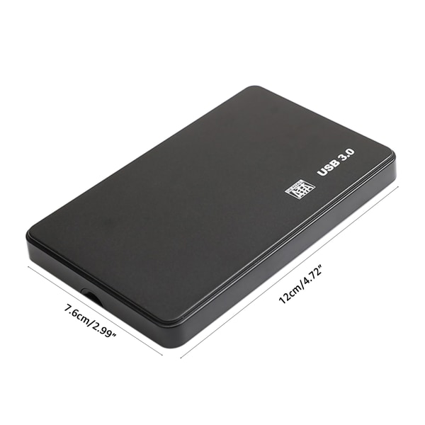 Seriell ATA USB 3.0 HDD-låda för 2,5-tums Sata USB -hårddisk för C