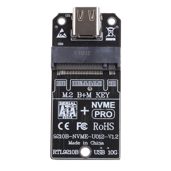 för M.2 SSD-adapter NVMe NGFF-hölje för M.2 till USB 3.1 för case 2230