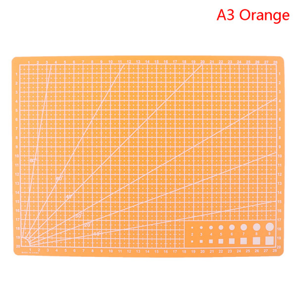 Kulturella och pedagogiska verktyg A4A5 dubbelsidig tygplatta konst e A4 Orange 1pc