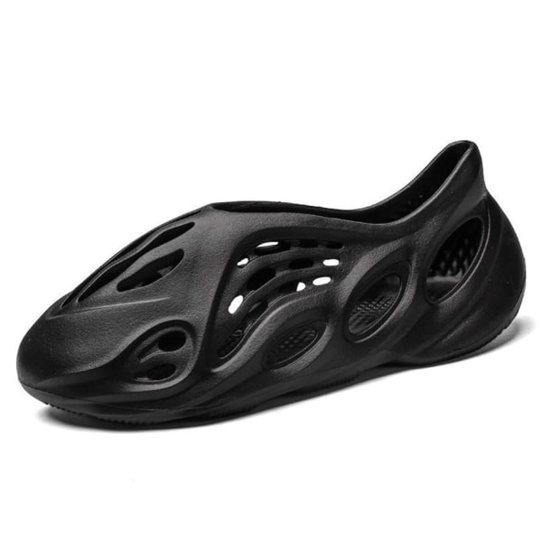 Unisex strandskor Sport sandaler Sommar duschtofflor Black 40-41