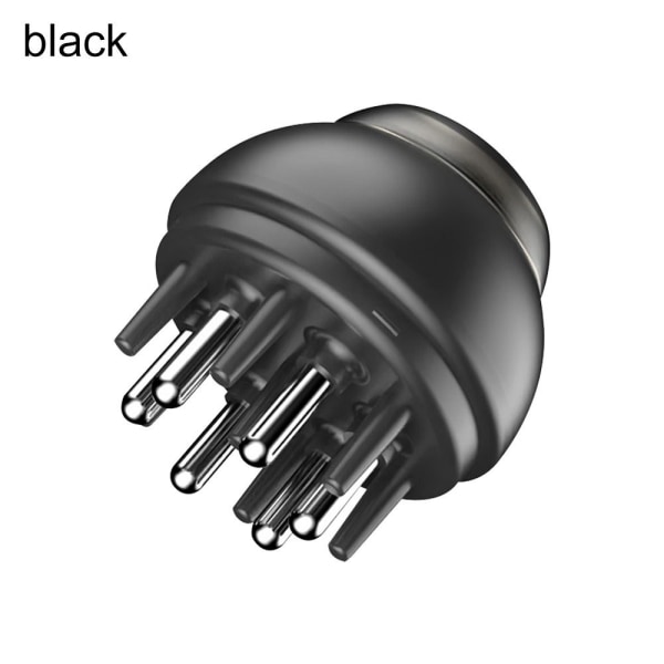 Liquid Guiding Comb Scalp Applicator SVART black