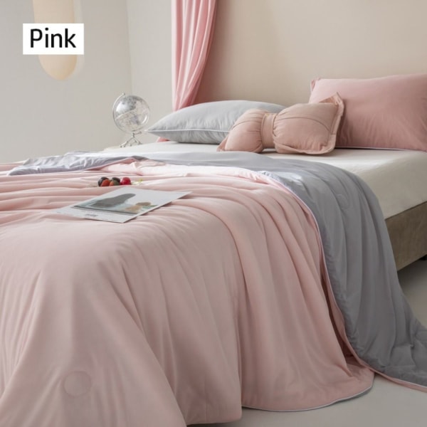 Cooling Summer Quilt Cooling Tyg ROSA 200X230CM pink 200x230cm