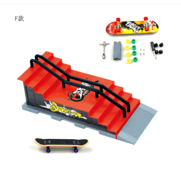 Skate Park Ramp Kit Tech Deck Mini Gripbräda Fingerboard Park F F