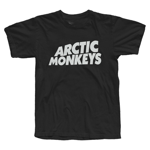 SVART T-SHIRT för Arctic Monkeys 'KLASSISK LOGO' XXL XXL