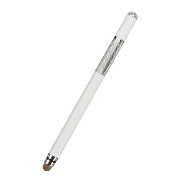 2 i 1 multifunktionsfinpunkt för pekskärm Metall Kapacitiv Stylus Penna för White