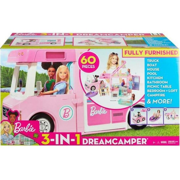 Barbie 3-i-1 DreamCamper Doll husbil