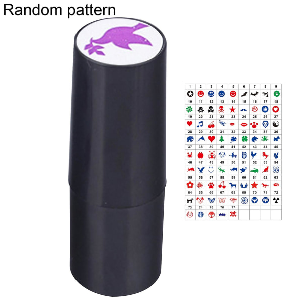 Kaesi plast golfstämpel Långvarig snabbtorkande slumpmässigt mönster bollstämpel golfutrustning Purple