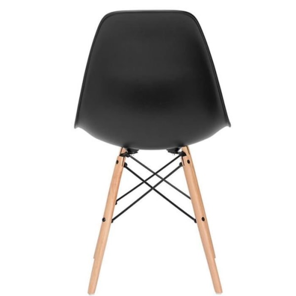 SPRINGOS® stol i skandinavisk stil 46 x 82 cm Plaststol för kök matsal Sminkstol Skalstol