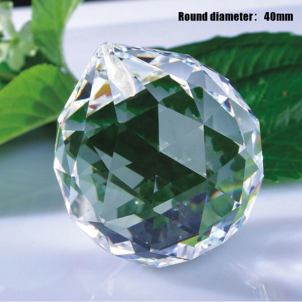 30mm/40mm hängande klarkristall belysning Ball Prismor DIY Curtai 40MM