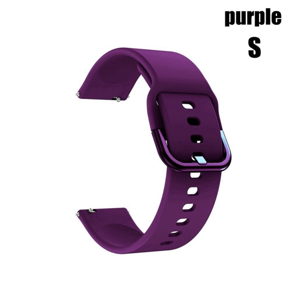 för Samsung Galaxy Watch Active 2 42mm silikon watch purple S
