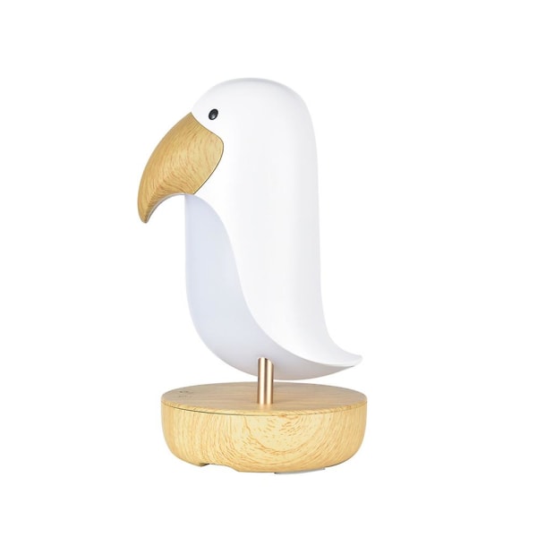Birds Bluetooth-högtalare Ambient Light Steglös dimmer Led andningsljus USB Uppladdningsbar Touch Bordslampa White With Bluetooth White With Bluetooth