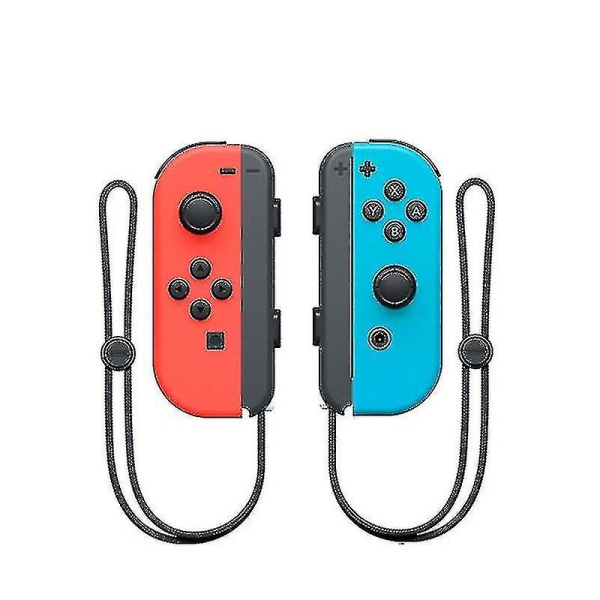 För Nintendo Switch-kontroller Joy-con L/r Gamepad med rem Joysticks Byt ut Joycon red blue