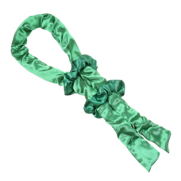 Heatless Curl Ribbon Pannband Lazy Curler GRÖN Green