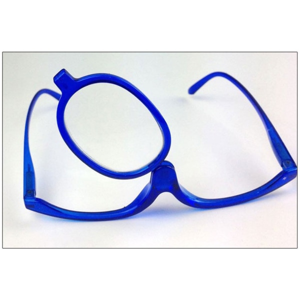 Kvinnor Sminkglasögon Förstoringsglasögon Läsglasögon Enkelroterande blue 150 degree blue 150 degree
